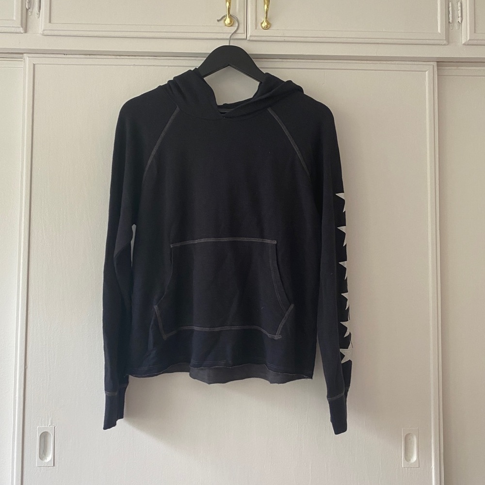 Sundry synthetic side star hoodie